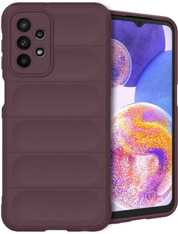 imoshion Hoesje - Geschikt voor Samsung Galaxy A23 (5G) - EasyGrip Backcover - Aubergine