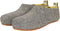 esgii dames sloffen Stripy Inside grey Colour:Grijs/ Geel-grijs Size:38