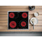 Bauknecht HEKO BLACK 500 P - Inbouwset Oven en Keramische Kookplaat - Pyrolyse-zelfreiniging - Zwart