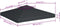 vidaXL - Vervangend - tentdoek - prieel - 310 - g/m² - 3x3 - m - donkergrijs