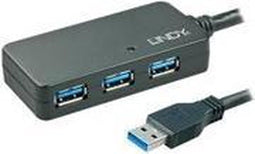 Lindy 43159 - Hub USB - 4x USB 3.2 Gen1 - Zwart
