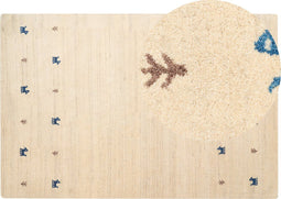 YALI - Modern vloerkleed - Lichtbeige - 200 x 300 cm - Wol