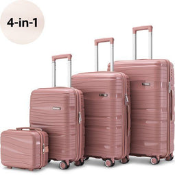 SKYCASES Travelin' Charm - 4-delige Trolleyset - Lichtgewicht & Duurzaam