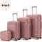 SKYCASES Travelin' Charm - 4-delige Trolleyset - Lichtgewicht & Duurzaam