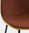 Mica Decorations Tallos Stoelen - 43x53x82 cm - Polyester - Bruin