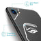 iMoshion Hoesje Geschikt voor iPhone SE (2022) / SE (2020) / 8 / 7 Hoesje Siliconen - iMoshion Design hoesje - Wit / Zwart / Line Art Woman White