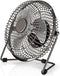 Nedis - Tafelventilator - USB Gevoed - Diameter: 150 mm - 3 W - Gun Metal Grijs