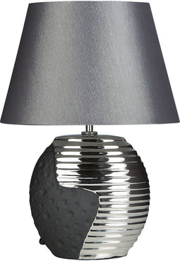 ESLA - Tafellamp - Zilver - Porselein