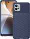 iMoshion Hoesje Geschikt voor Motorola Moto G32 Hoesje Siliconen - iMoshion Thunder Backcover - Blauw