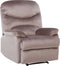 ESLOV - TV-fauteuil - Beige - Fluweel