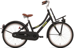 kinderfiets Bike Fun Load meisjes 26 inch nexus 3 matt zwart