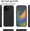 iMoshion Hoesje Geschikt voor iPhone 14 Pro Hoesje - Ruimte voor 2 pasjes - iMoshion Backcover met pasjeshouder - Zwart