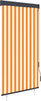 vidaXL-Rolgordijn-voor-buiten-100x250-cm-wit-en-oranje