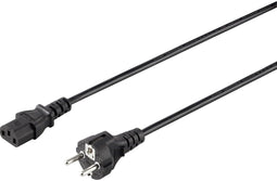 Conrad SY-5042692 - Koud Aansluitkabel - Geaarde plug C4 en C13 - Zwart 2.00 m