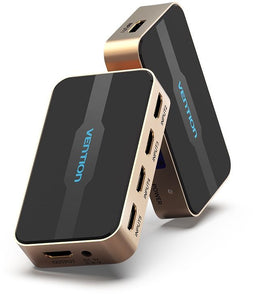 Vention ACDG0 - HDMI-switcher - 5-wegs met afstandsbediening - Goud