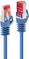 LINDY 47356 RJ45 Netwerkkabel, patchkabel CAT 6 S/FTP 5.00 m Blauw 1 stuk(s)