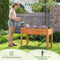 Coast Verhoogde Plantenbak - Houten Moestuinbak - 120 x 60 x 82 cm - Roodbruin