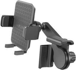 Celly Mount Plus - Smartphonehouder Tesla - 360° draaibaar - Zwart