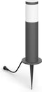 Philips LED Utrecht sokkellamp - laagspanning - weerbestendig - antraciet