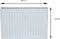 Plieger Compact Paneelradiator Type 11 - Geribbelde voorplaat - 60 x 100 cm - Wit
