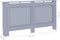 vidaXL Radiatorombouw 152x19x81 cm MDF antraciet