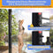 Merkloos Zonnedouche 35L - Solar Tuindouche met Voetdouche en Draaibare Regendouchekop - Warm Water tot 60°C - Zwart