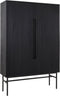 Light & Living - Kast ABAGE - 120x40x180cm - Zwart