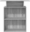 vidaXL - Receptiebalie - 100x40x104 - cm - bewerkt - hout - grijs - sonoma - eiken