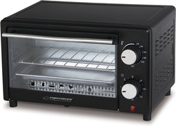 Esperanza EKO007 Mini Oven NIEUW model - Vrijstaand - 10 Liter - inc. Kruimellade en gril