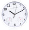 Esperanza Wandklok Lyon - Wit - 25 cm - inclusief temperatuur- en luchtvochtigheidsmeter