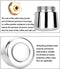 Espressomaker geschikt voor inductiekookplaten 2 kopjes (100 ml) roestvrijstalen mokkapot espressomachine fornuis aluminiumvrije mokkapot espressopot