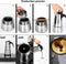 Espressomaker geschikt voor inductiekookplaten 2 kopjes (100 ml) roestvrijstalen mokkapot espressomachine fornuis aluminiumvrije mokkapot espressopot