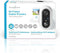 Nedis SmartLife Camera voor Buiten - Wi-Fi - Full HD 1080p - IP65 - Max. batterijduur: 4 Maanden - Cloud Opslag (optioneel) / microSD (niet inbegrepen) - 5 V DC - Met bewegingssensor - Nachtzicht - Wit