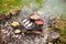 Esschert Design - 7 Delig Kampvuurkookset - Dutch Oven - Dutch oven - Staal -