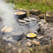Esschert Design - 7 Delig Kampvuurkookset - Dutch Oven - Dutch oven - Staal -
