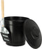 Esschert Design - Asemmer met schep - Haardvuur accessoires - Staal - Zwart