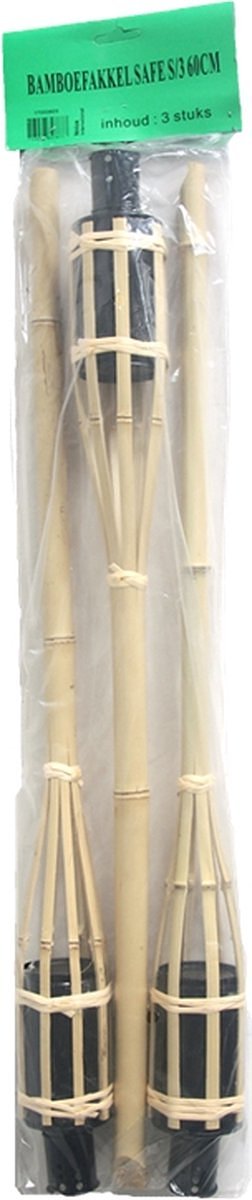 Esschert Design Bamboe Fakkels 62.5 cm 3 Stuks