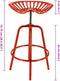 Esschert Design Barstoel Tractor rood