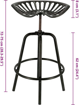 Esschert Design Barstoel Tractor zwart