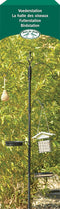 Esschert Design - Best For Birds Voederstation - Groen - 52 x 18 x 201 cm
