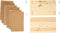 Esschert Design bloemen/bladeren/kruidenpers - hout - 23 x 14 cm