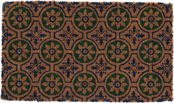 Esschert Design - Deurmat kokos tegels met cirkels