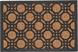 Esschert design - Deurmat rubber/kokos cirkels m