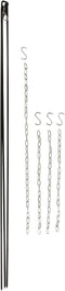 Esschert Design - Driepoot met ketting - Haardvuur accessoires - Staal - Zwart