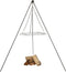 Esschert Design - Driepoot met ketting - Haardvuur accessoires - Staal - Zwart