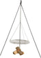 Esschert Design - Driepoot met ketting - Haardvuur accessoires - Staal - Zwart