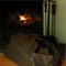 Esschert Design - Haardbloktas - Haardvuur accessoires - Textiel - Groen