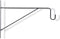 Esschert Design - Hanging basket haak klassiek S