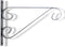 Esschert Design - Hanging basket haak krul M