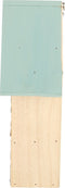 Esschert design insectenhotel - hout - mintgroen/naturel - 24.5x10.5x29cm - bijenhotel/Insectenhuis
